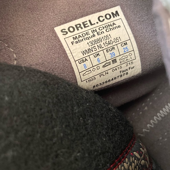 Sorel Joan of Arctic Women's Waterproof Boots Size 8 Faux Fur Removable Insert - Picture 10 of 15